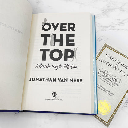 Over the Top: A Raw Journey to Self-Love by Jonathan Van Ness SIGNED! [FIRST EDITION] 2019