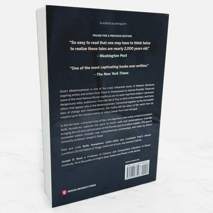 Metamorphoses by Ovid translated by Rolfe Humphries [NEW ANNOTATED EDITION] 2018 • Indiana University