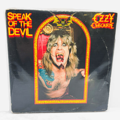 Ozzy Osbourne - Speak Of The Devil [VINYL LP] 1982 • Jet Records *See Condition!