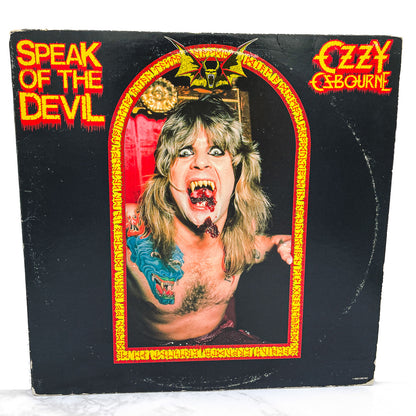 Ozzy Osbourne - Speak Of The Devil [VINYL LP] 1982 • Jet Records *See Condition!
