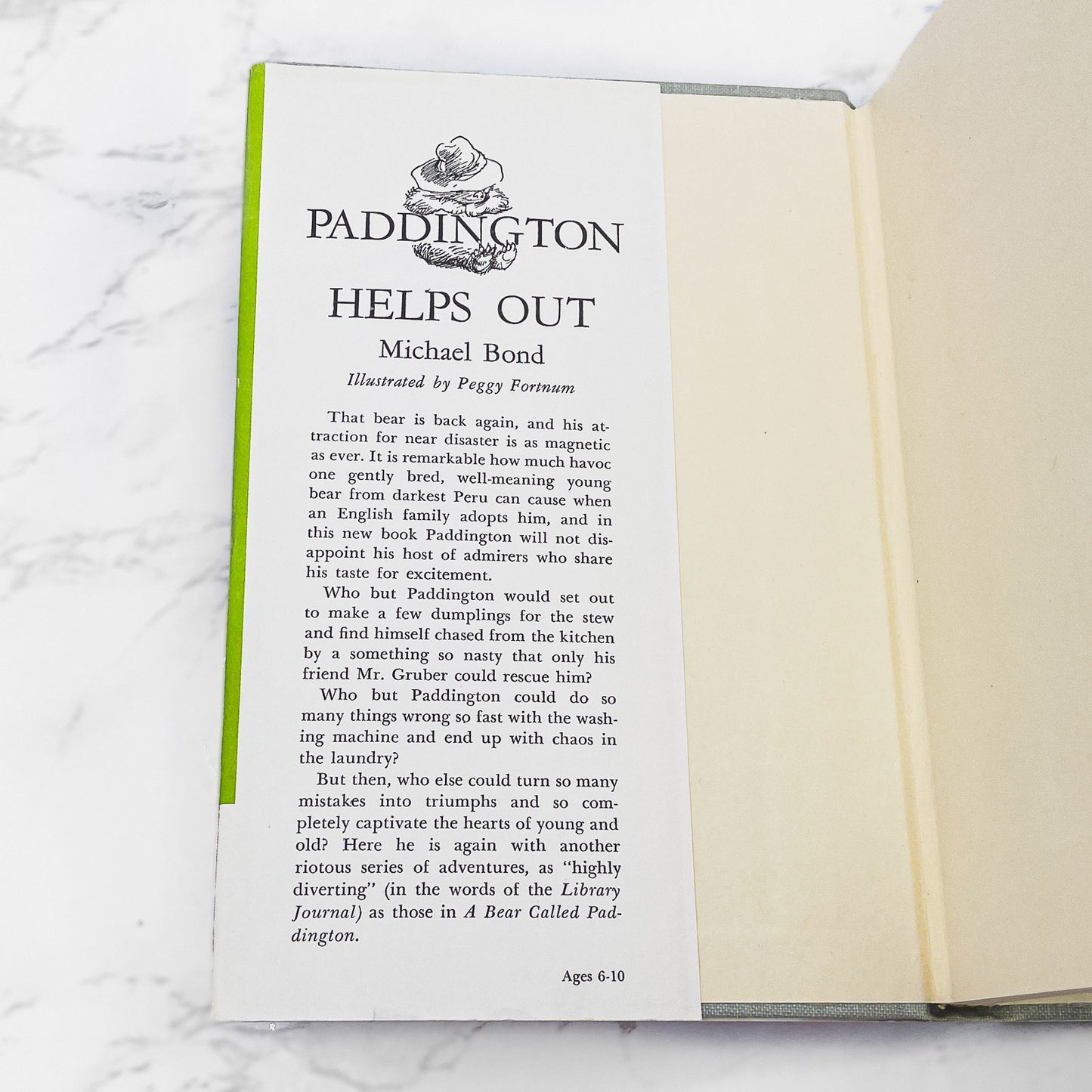 Paddington Helps Out by Michael Bond & Peggy Fortnum [U.S. FIRST EDITION] 1961 • Houghton Mifflin