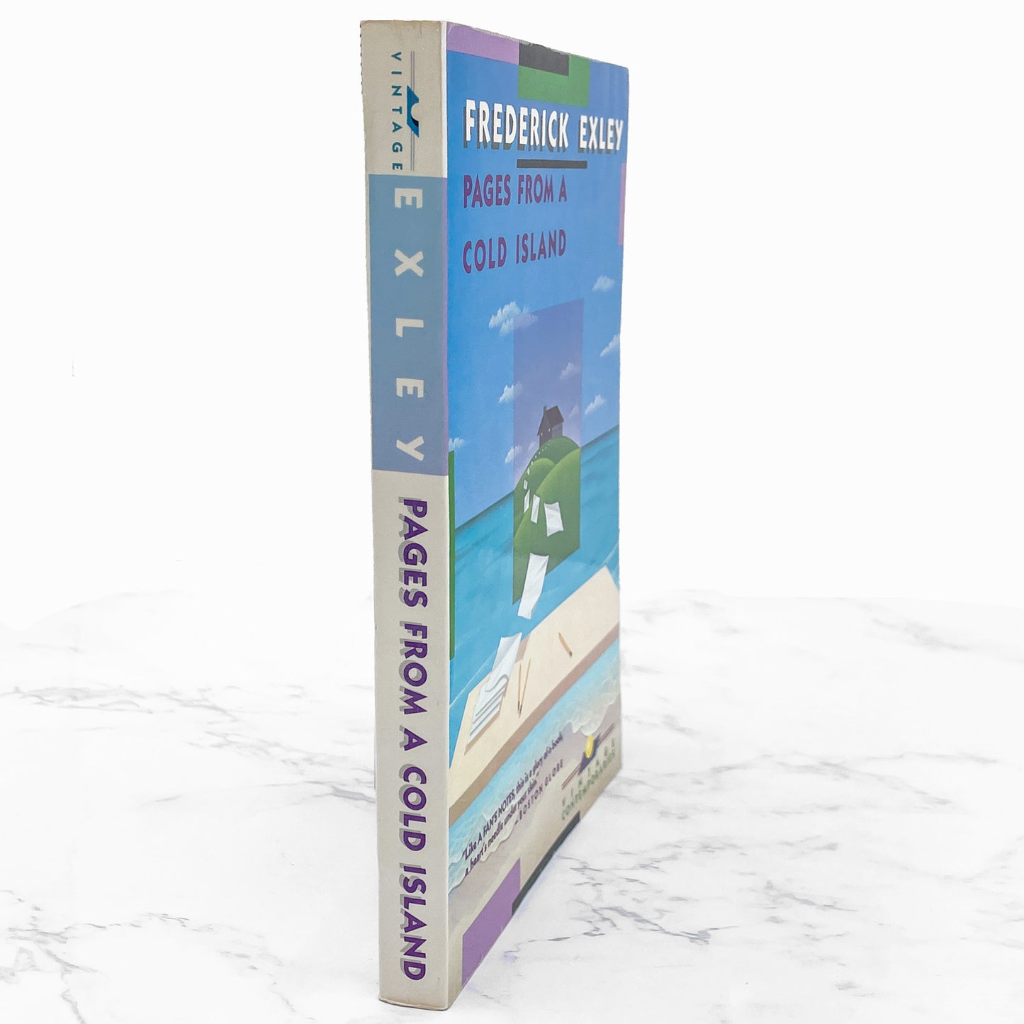 Pages from a Cold Island by Frederick Exley [TRADE PAPERBACK] 1988 • Vintage Contemporaries