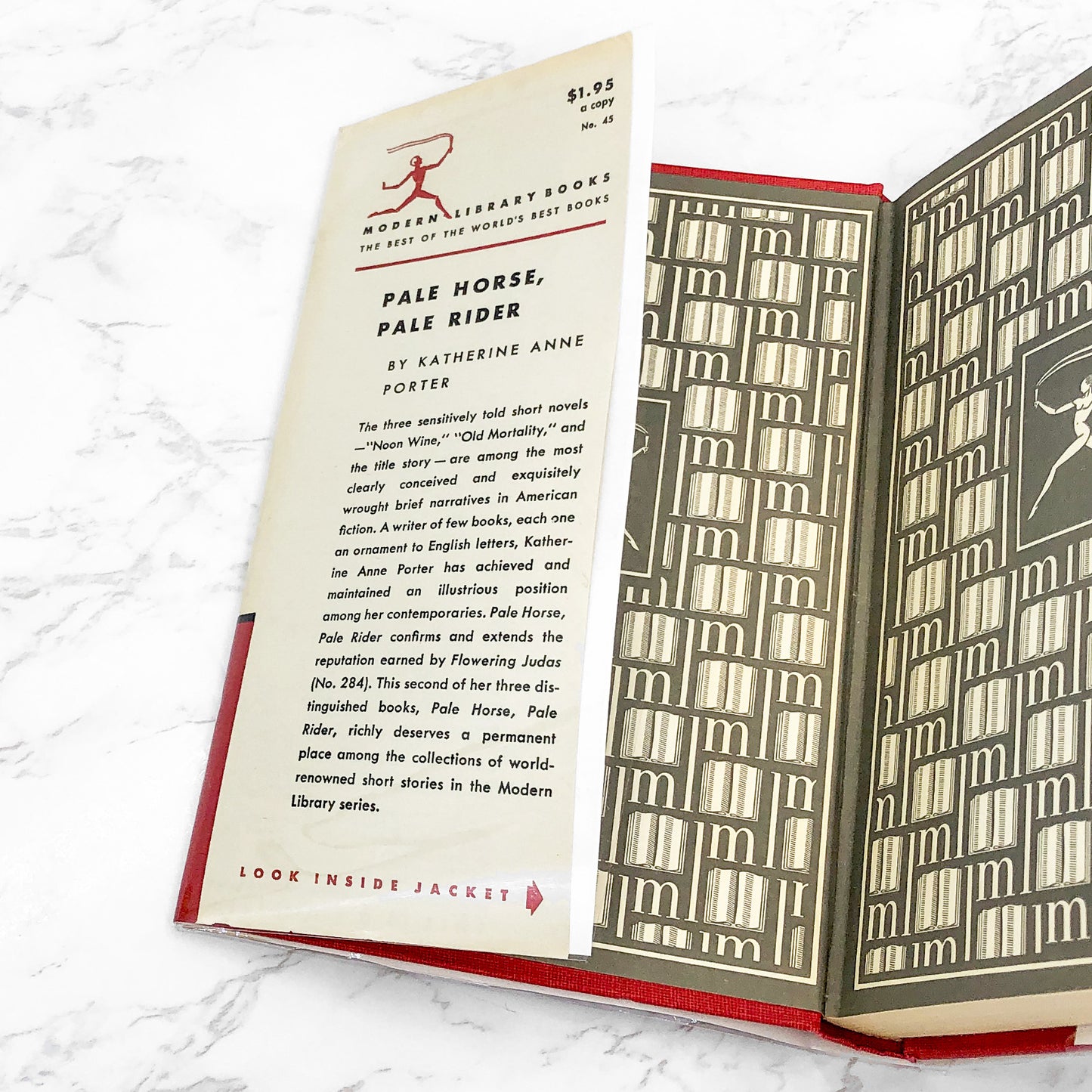 Pale Horse, Pale Rider by Katherine Anne Porter [1939 HARDCOVER] • The Modern Library #45