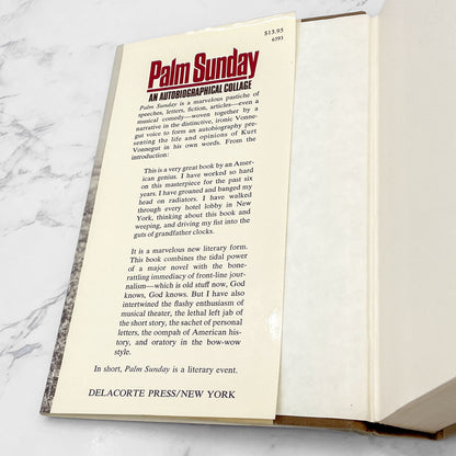 Palm Sunday: An Autobiographical Collage by Kurt Vonnegut [FIRST EDITION] 1981 • Delacorte