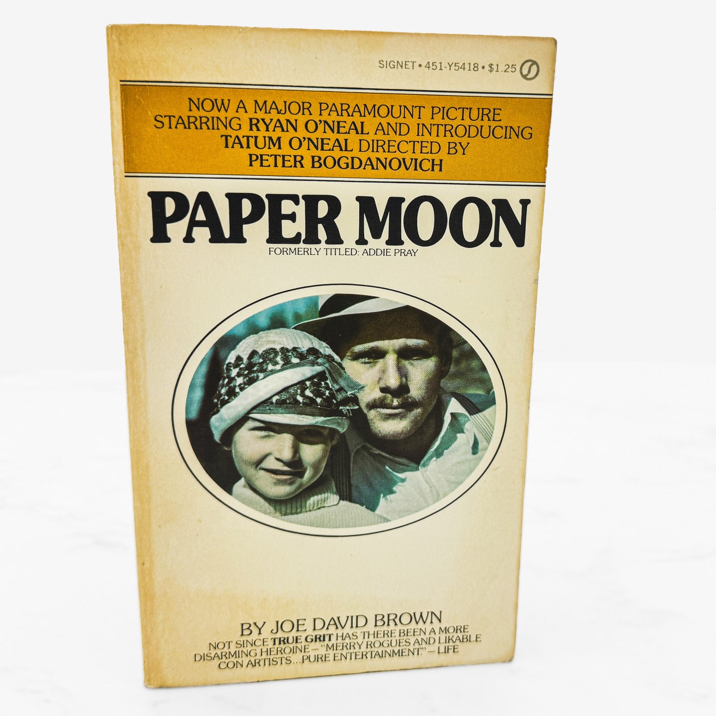 Paper Moon by Joe David Brown [FIRST PAPERBACK EDITION] 1973 • Signet • Movie Tie-In