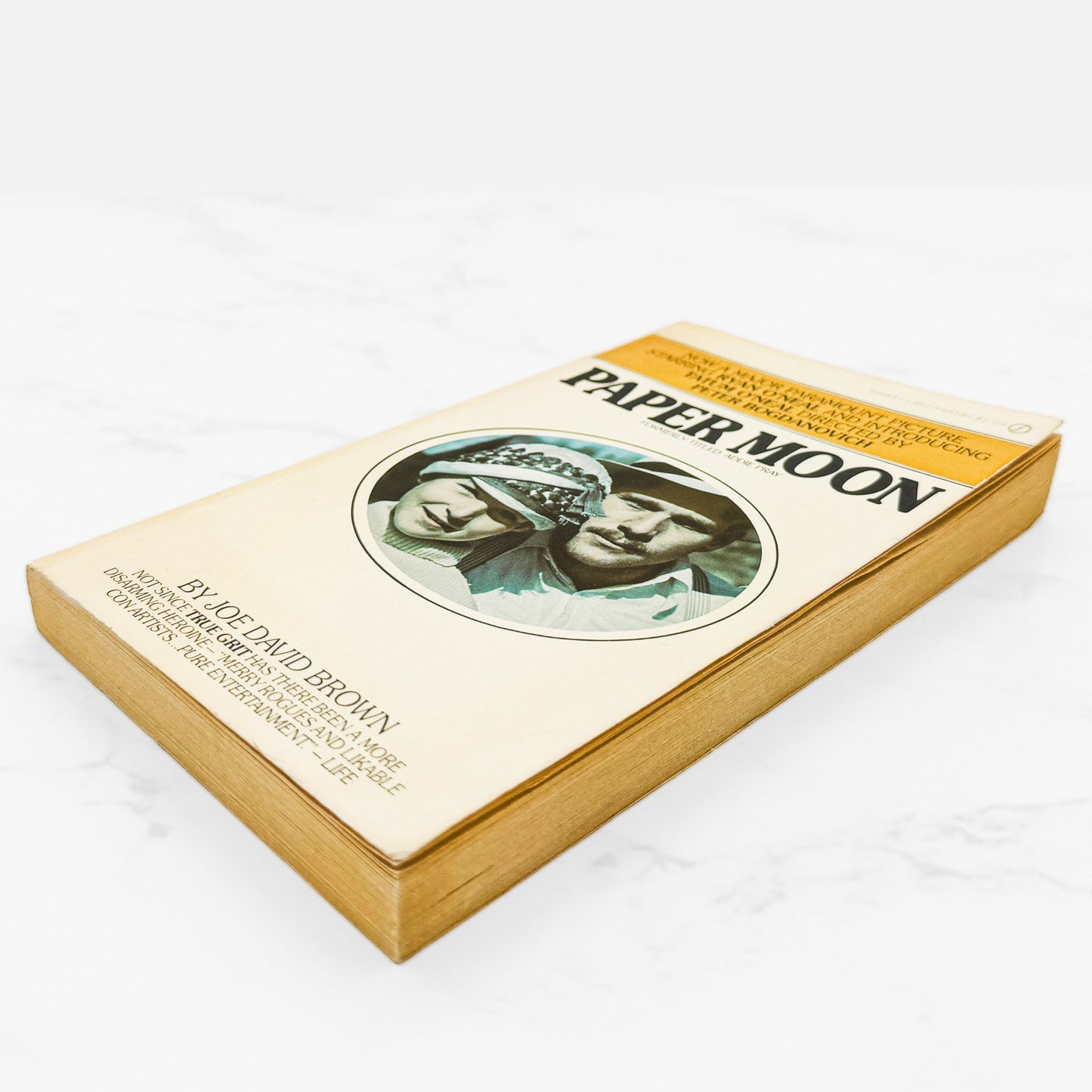 Paper Moon by Joe David Brown [FIRST PAPERBACK EDITION] 1973 • Signet • Movie Tie-In