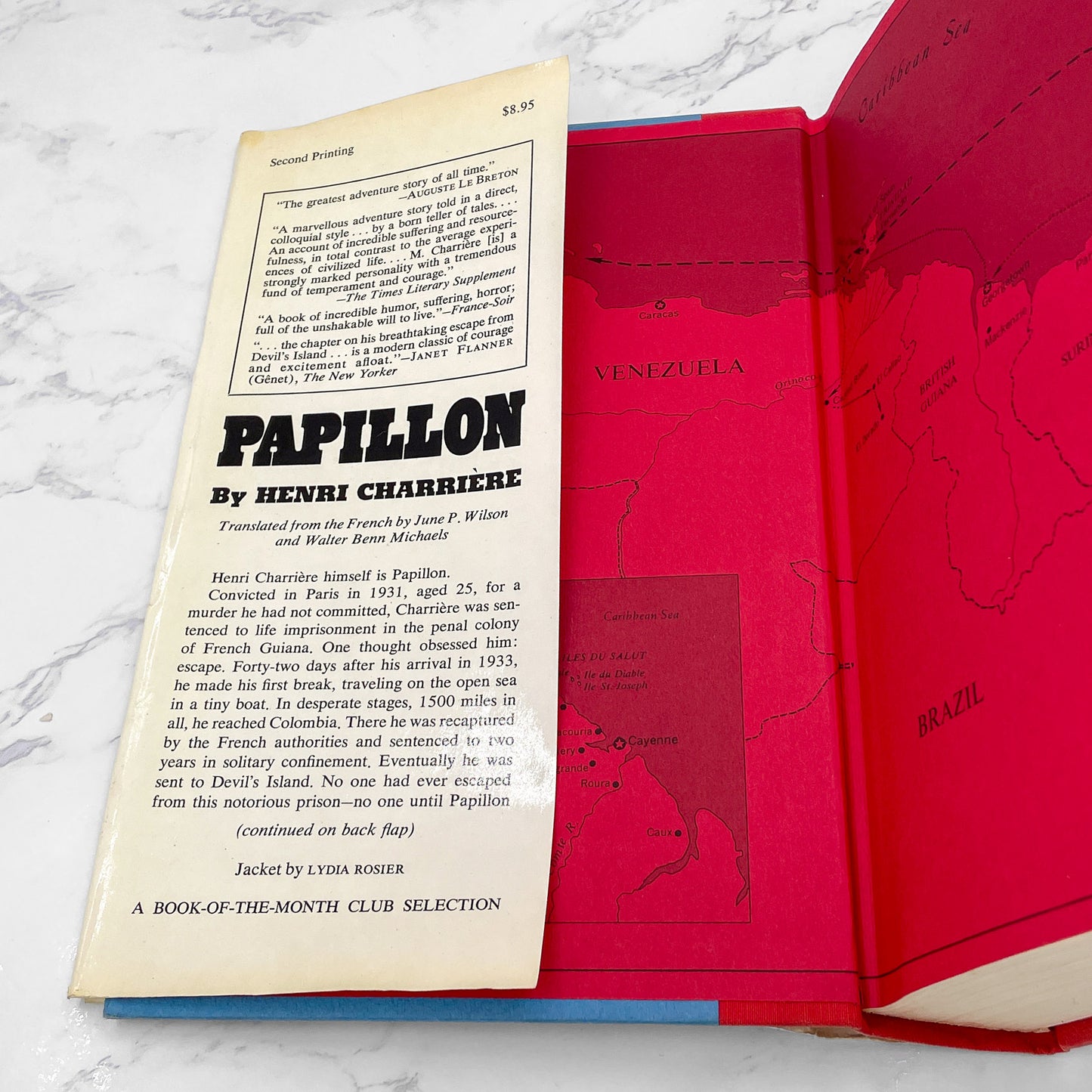 Papillon by Henri Charrière [U.S. FIRST EDITION] 1970 • William Morrow & Co.