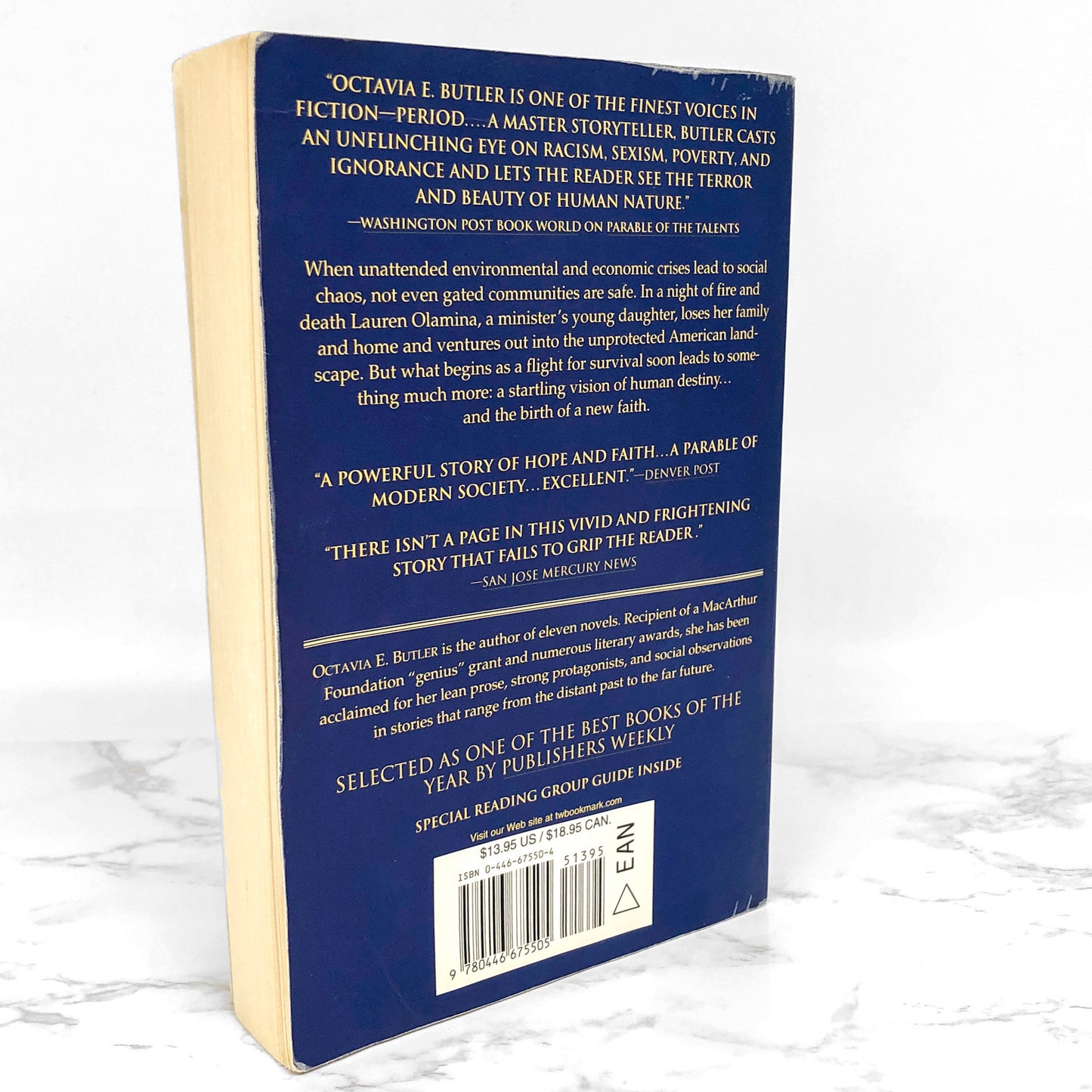 Parable of the Sower by Octavia E. Butler [TRADE PAPERBACK] 2000 • Warner