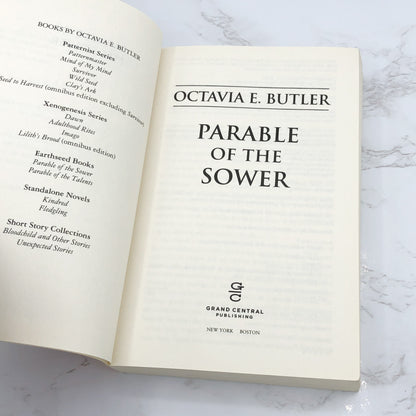 Parable of the Sower by Octavia E. Butler [TRADE PAPERBACK RE-ISSUE] • Grand Central