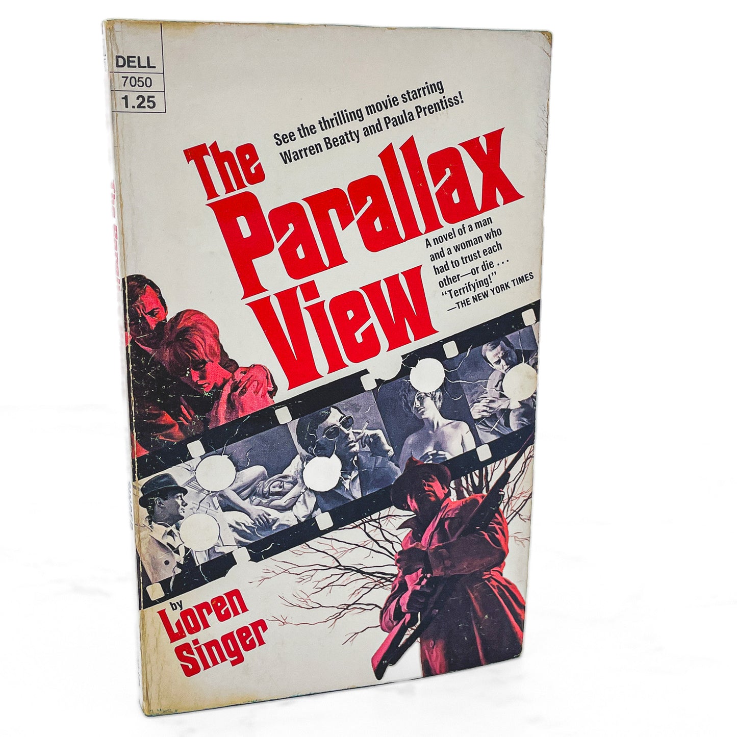 The Parallax View by Loren Singer [1974 PAPERBACK] • Dell • Movie Tie-in