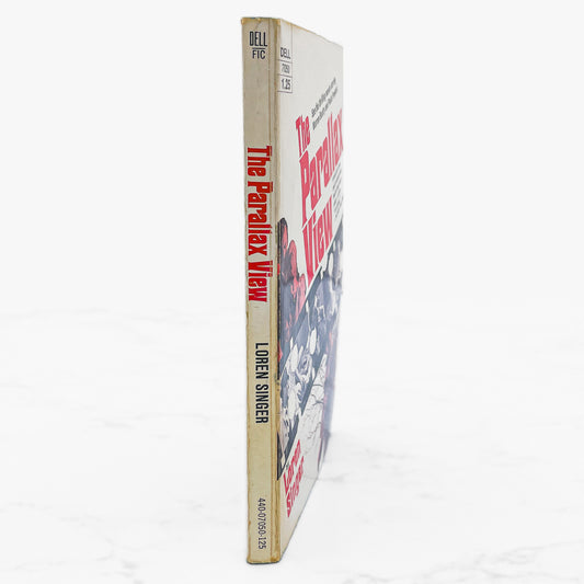 The Parallax View by Loren Singer [1974 PAPERBACK] • Dell • Movie Tie-in