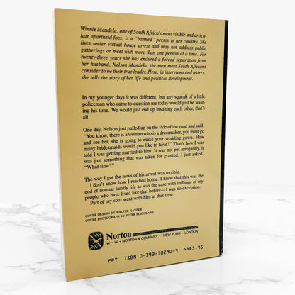 Part of My Soul Went with Him by Winnie Mandela [FIRST EDITION • FIRST PRINTING] 1985