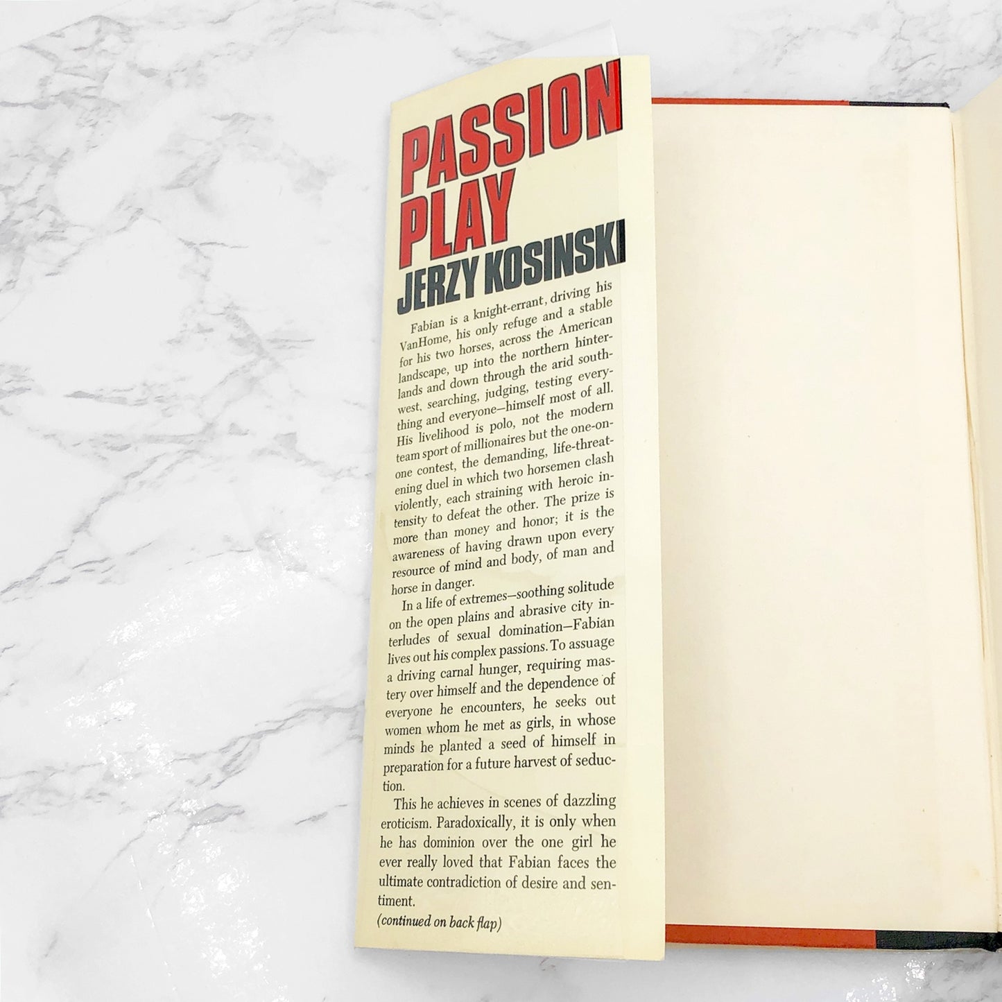 Passion Play by Jerzy Kosiński SIGNED! x2 [FIRST EDITION • FIRST PRINTING] 1979 • St. Martin's Press