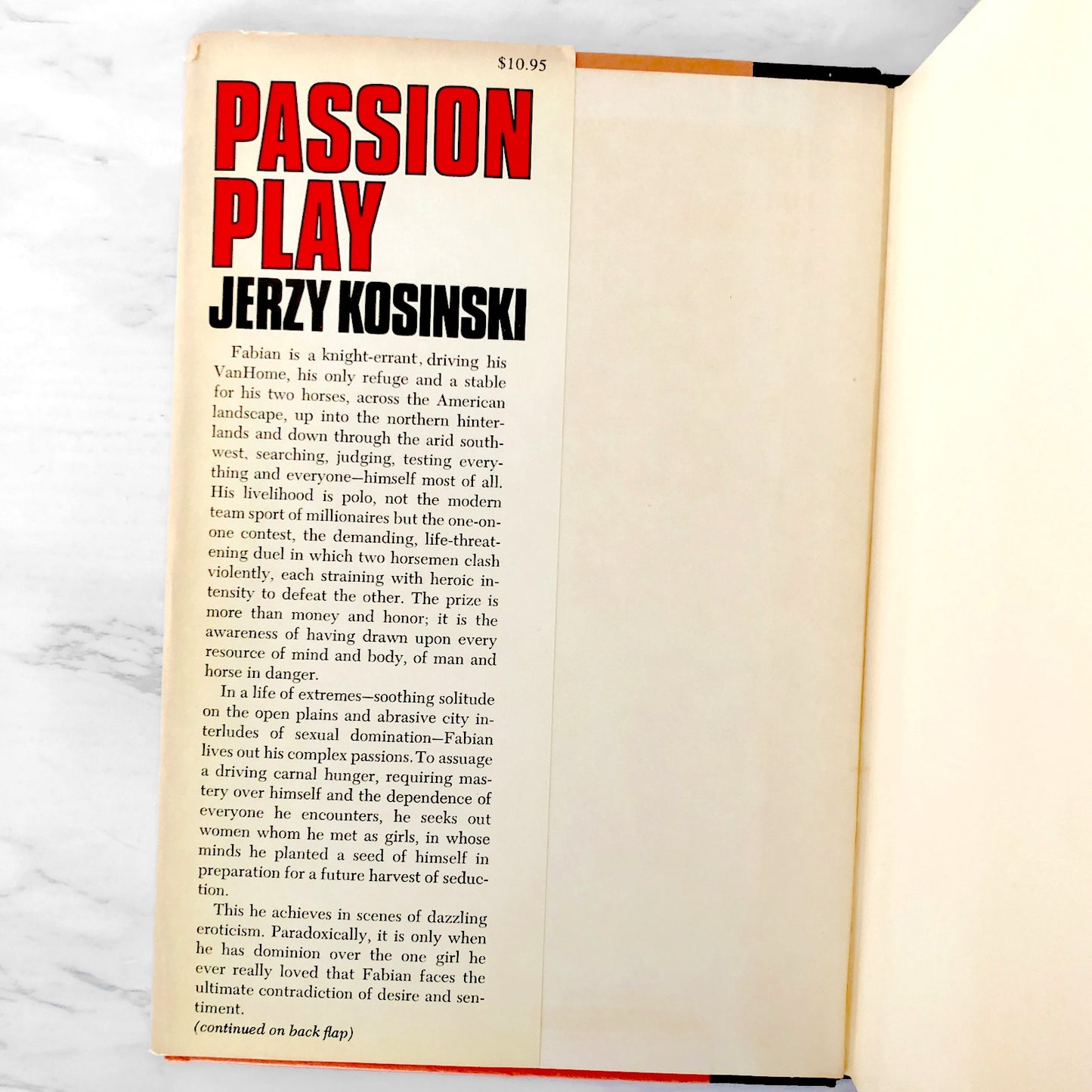 Passion Play by Jerzy Kosiński [FIRST EDITION • FIRST PRINTING] 1979 • St. Martin's