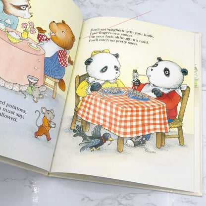 Pass the Peas, Please: A Book of Manners by Dina Anastasio & Katy Keck Arnsteen [FIRST EDITION] 1988 • *See Condition