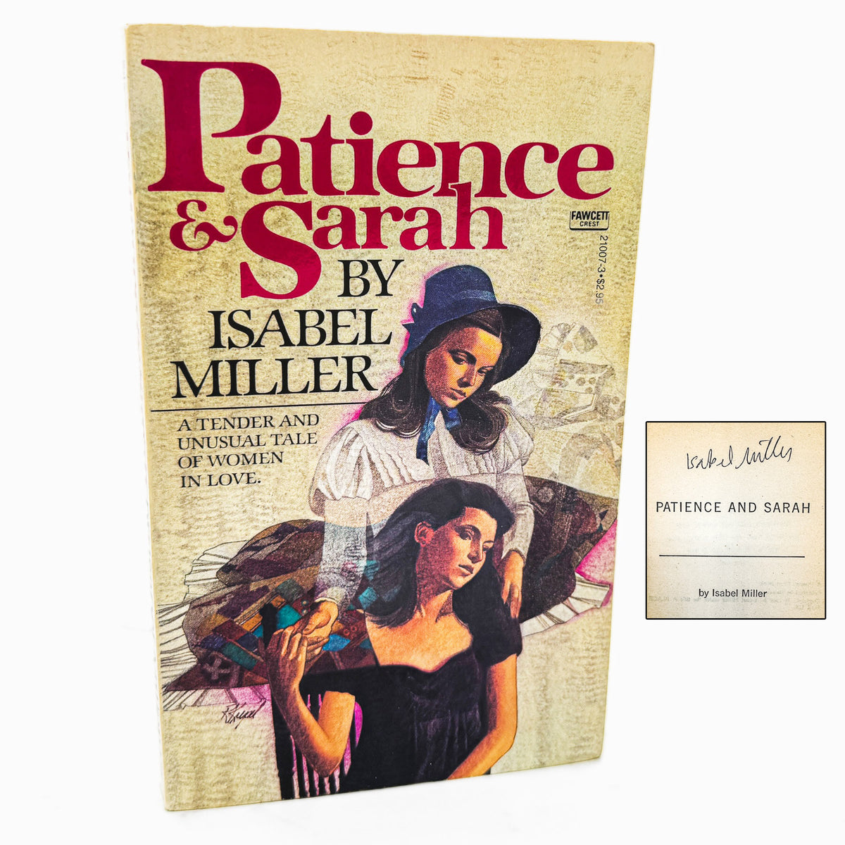 Patience & Sarah by Isabel Miller SIGNED! [1985 PAPERBACK] • Fawcett Crest