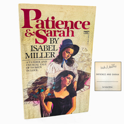 Patience & Sarah by Isabel Miller SIGNED! [1985 PAPERBACK] • Fawcett Crest