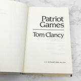 Patriot Games by Tom Clancy [FIRST EDITION • FIRST PRINTING] 1987 • G.P. Putnam's Sons