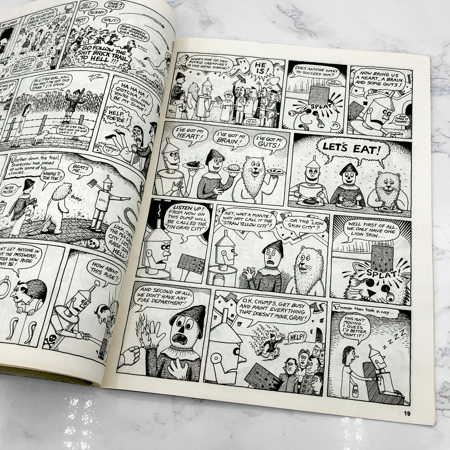 Pedestrian Vulgarity - A Collection of Comics by Dennis Worden [FIRST PRINTING] 1990 • Fantagraphics