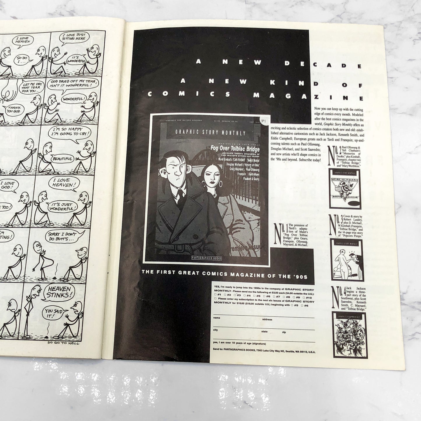 Pedestrian Vulgarity - A Collection of Comics by Dennis Worden [FIRST PRINTING] 1990 • Fantagraphics