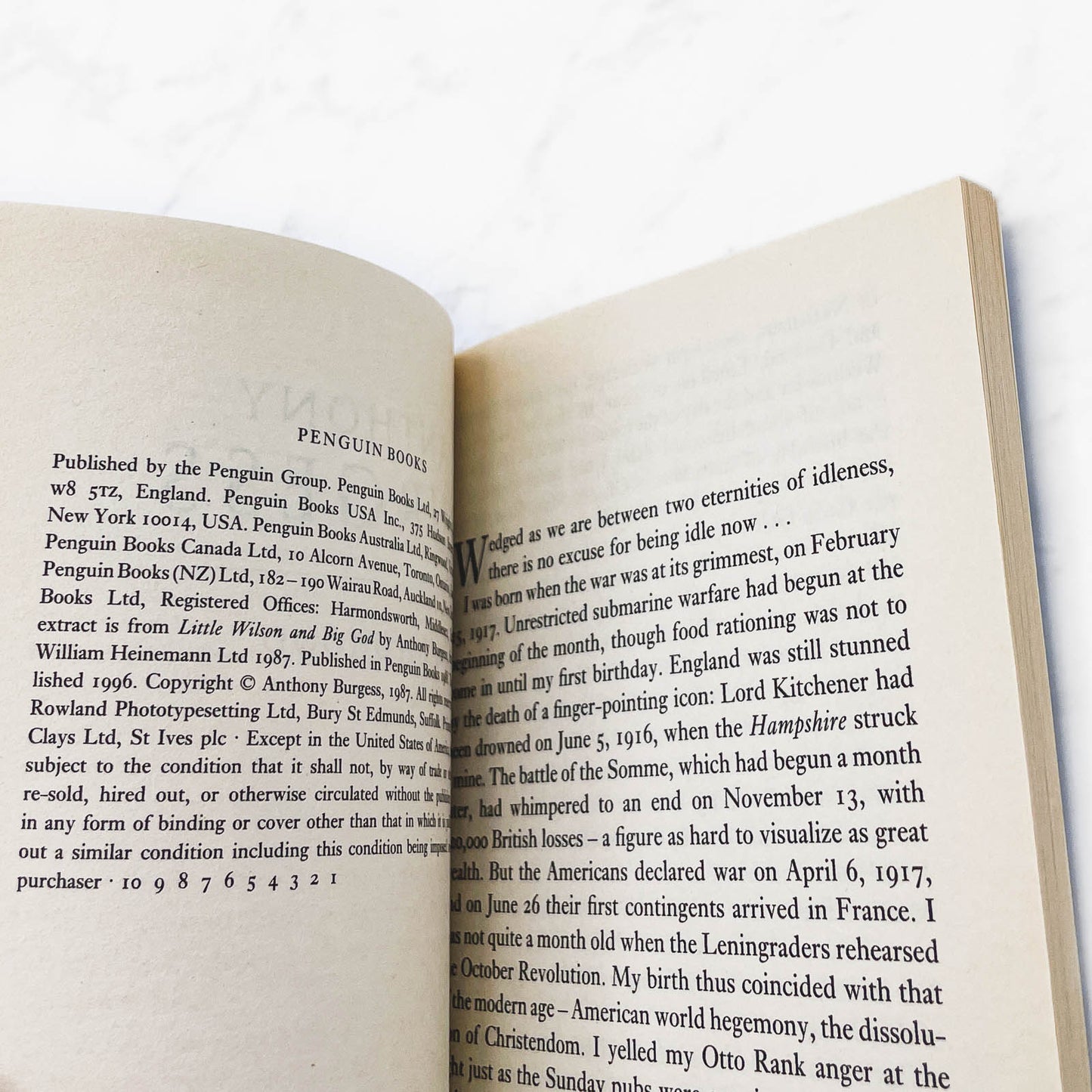 Childhood by Anthony Burgess [U.K MINIATURE PAPERBACK] 1996 • Penguin 60's