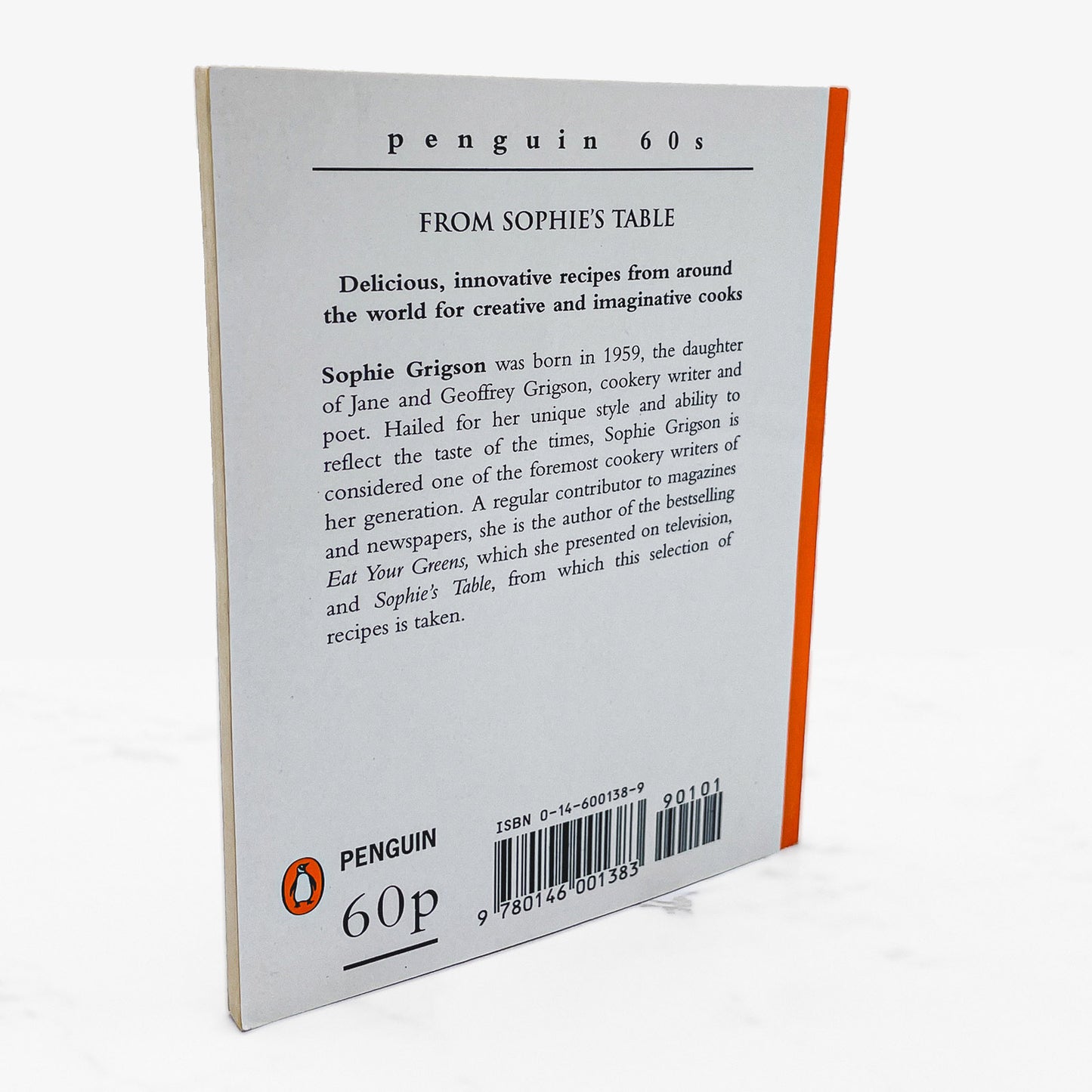 From Sophie's Table by Sophie Grigson [U.K MINIATURE PAPERBACK] 1996 • Penguin 60's