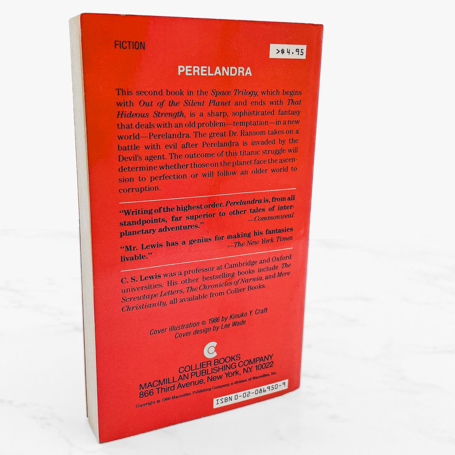 Perelandra by C.S. Lewis [1965 PAPERBACK] • Collier Books