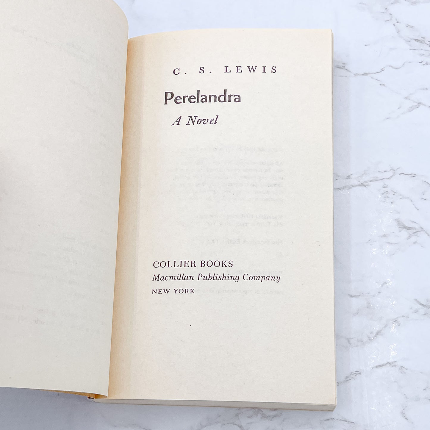 Perelandra by C.S. Lewis [1965 PAPERBACK] • Collier Books