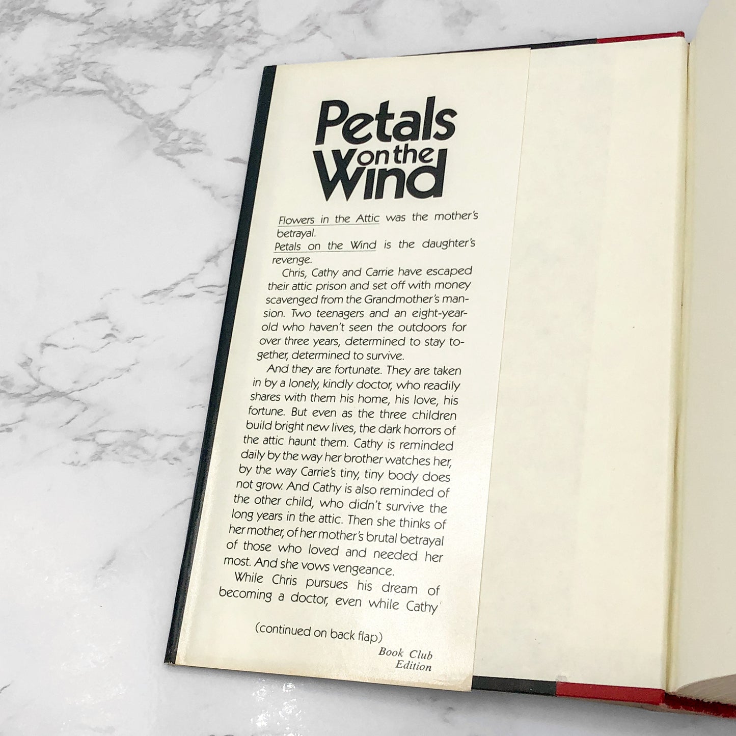 Petals on the Wind by V.C. Andrews [1980 HARDCOVER] • Simon & Schuster