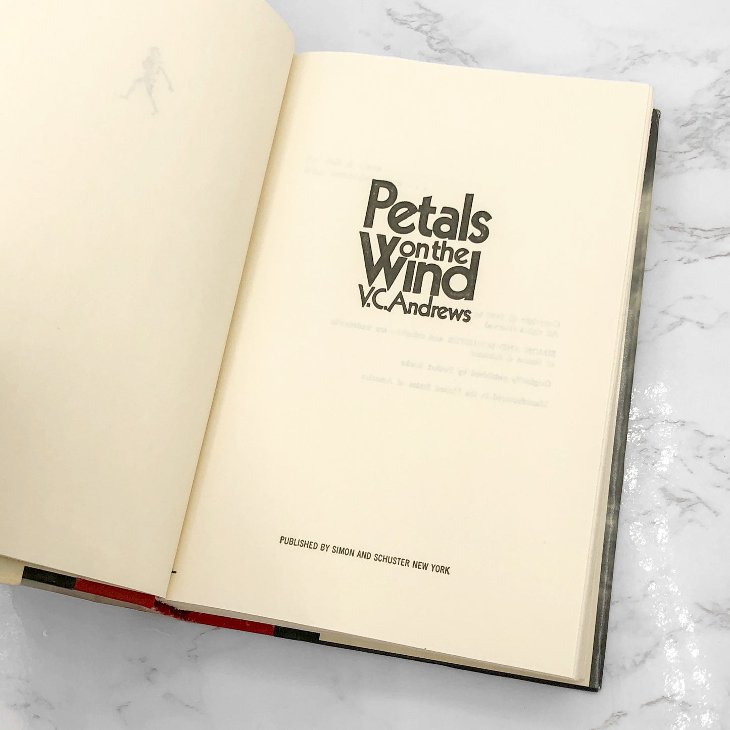 Petals on the Wind by V.C. Andrews [1980 HARDCOVER] • Simon & Schuster