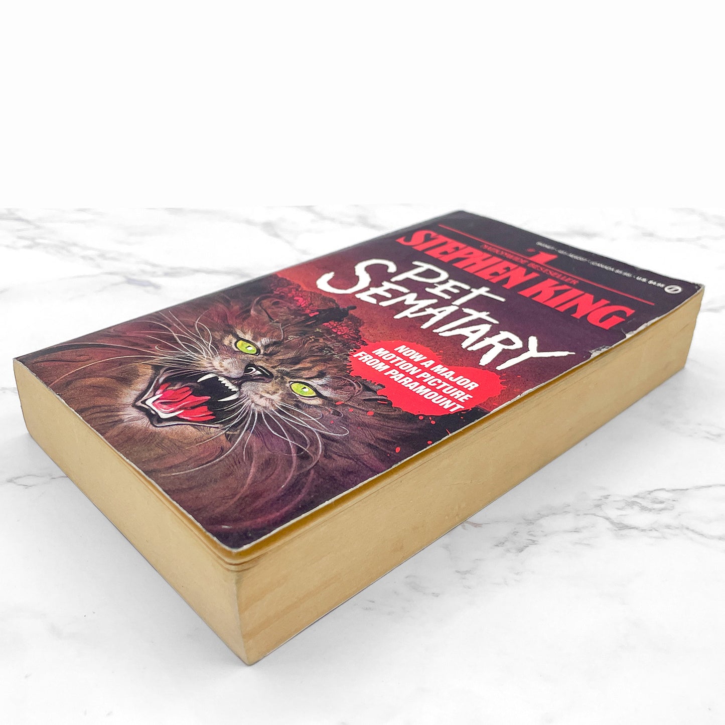 Pet Sematary by Stephen King [FIRST PAPERBACK EDITION] 1984 • Signet