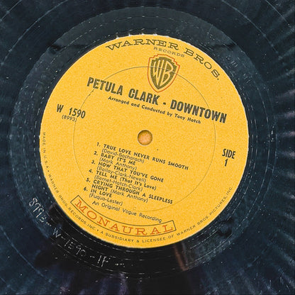 Petula Clark – Downtown [VINYL LP] 1965 • Mono • Warner Bros