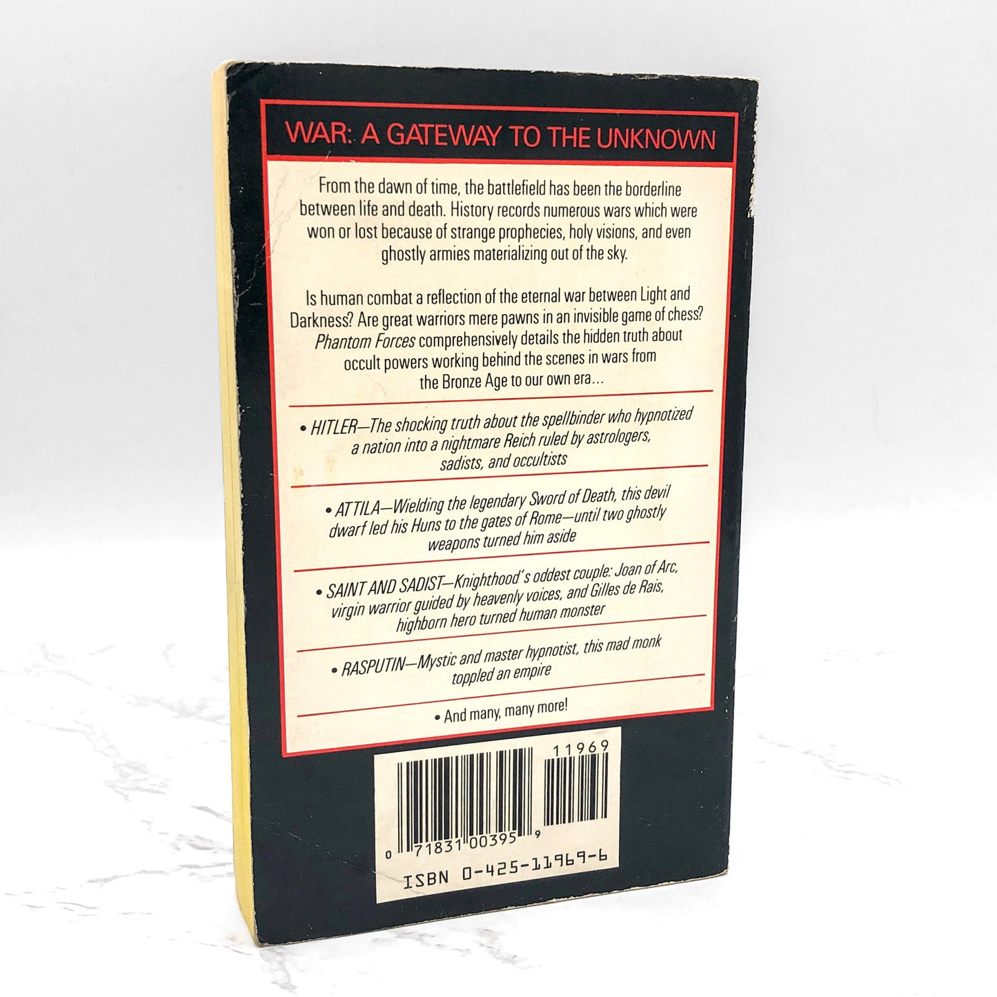 Phantom Forces: Shocking Accounts of Occult Warfare by Richard Rainey [FIRST EDITION PAPERBACK] 1990 • Berkley Books