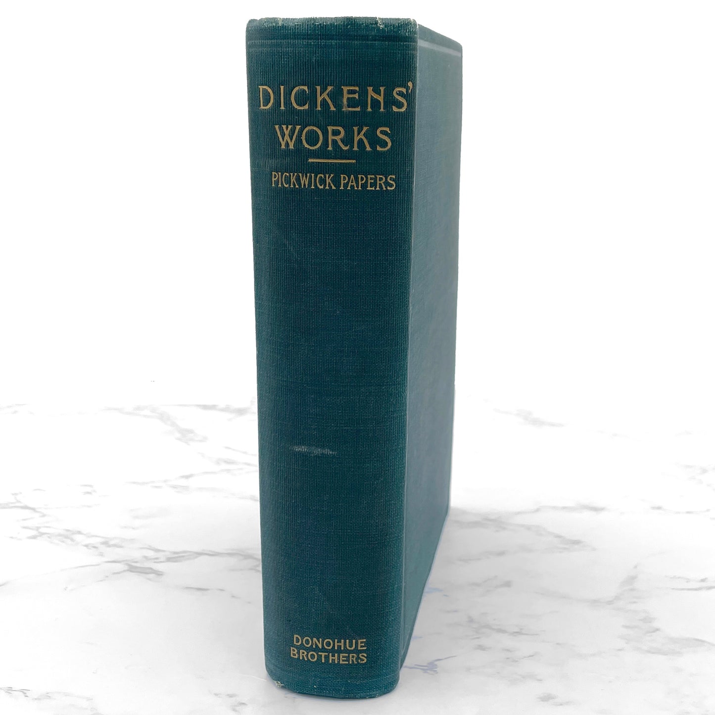 The Pickwick Papers by Charles Dickens [ANTIQUE HARDCOVER FACSIMILE] 1900 • Donohue Brothers • Reprint of the First Edition