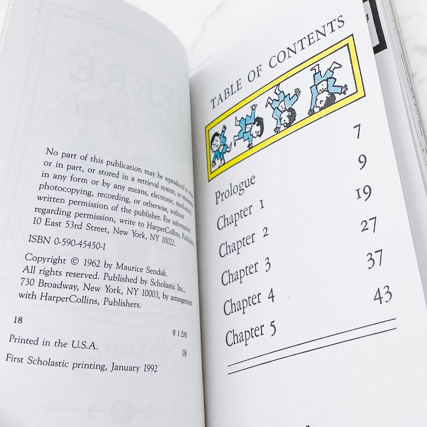 Pierre: A Cautionary Tale in Five Chapters & a Prologue by Maurice Sendak [MINIATURE PAPERBACK] 1992 • Scholastic