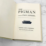 The Pigman by Paul Zindel [LIBRARY FIRST EDITION] 1968 • Harper & Row