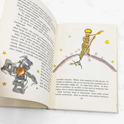 Pikku Prinssi [The Little Prince] by Antoine de Saint-Exupéry [FINNISH FIRST EDITION • FIRST PRINTING] 1957