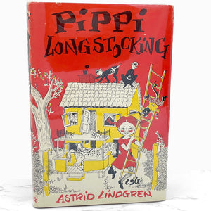 Pippi Longstocking by Astrid Lindgren [FIRST BOOK CLUB EDITION] 1950 • The Viking Press