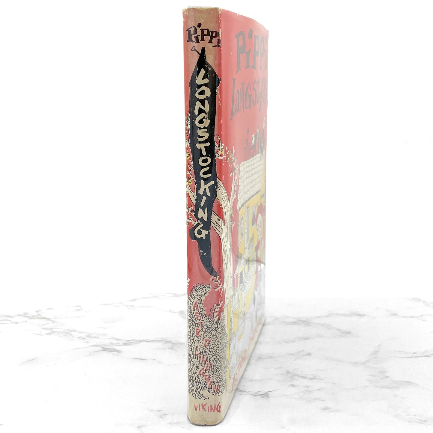 Pippi Longstocking by Astrid Lindgren [FIRST BOOK CLUB EDITION] 1950 • The Viking Press