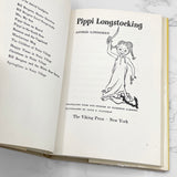 Pippi Longstocking by Astrid Lindgren [FIRST BOOK CLUB EDITION] 1950 • The Viking Press