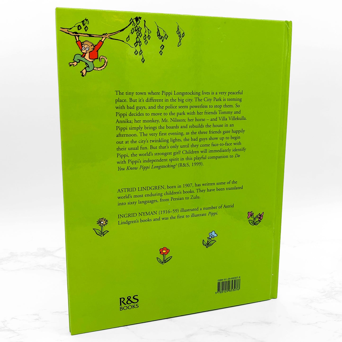 Pippi Longstocking in the Park by Astrid Lindgren [U.S. FIRST EDITION] 2001 • R&S Books • Mint!