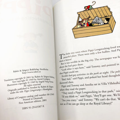 Pippi Longstocking in the Park by Astrid Lindgren [U.S. FIRST EDITION] 2001 • R&S Books • Mint!