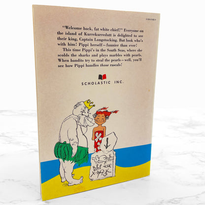 Pippi in the South Seas by Astrid Lindgren [TRADE PAPERBACK] 1972 • Scholastic