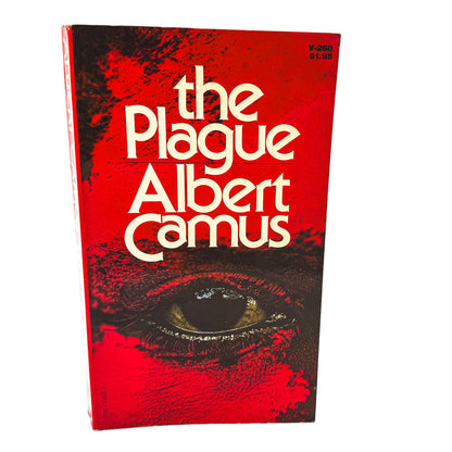 The Plague by Albert Camus [1972 PAPERBACK] • Vintage Books • 1st Printing!