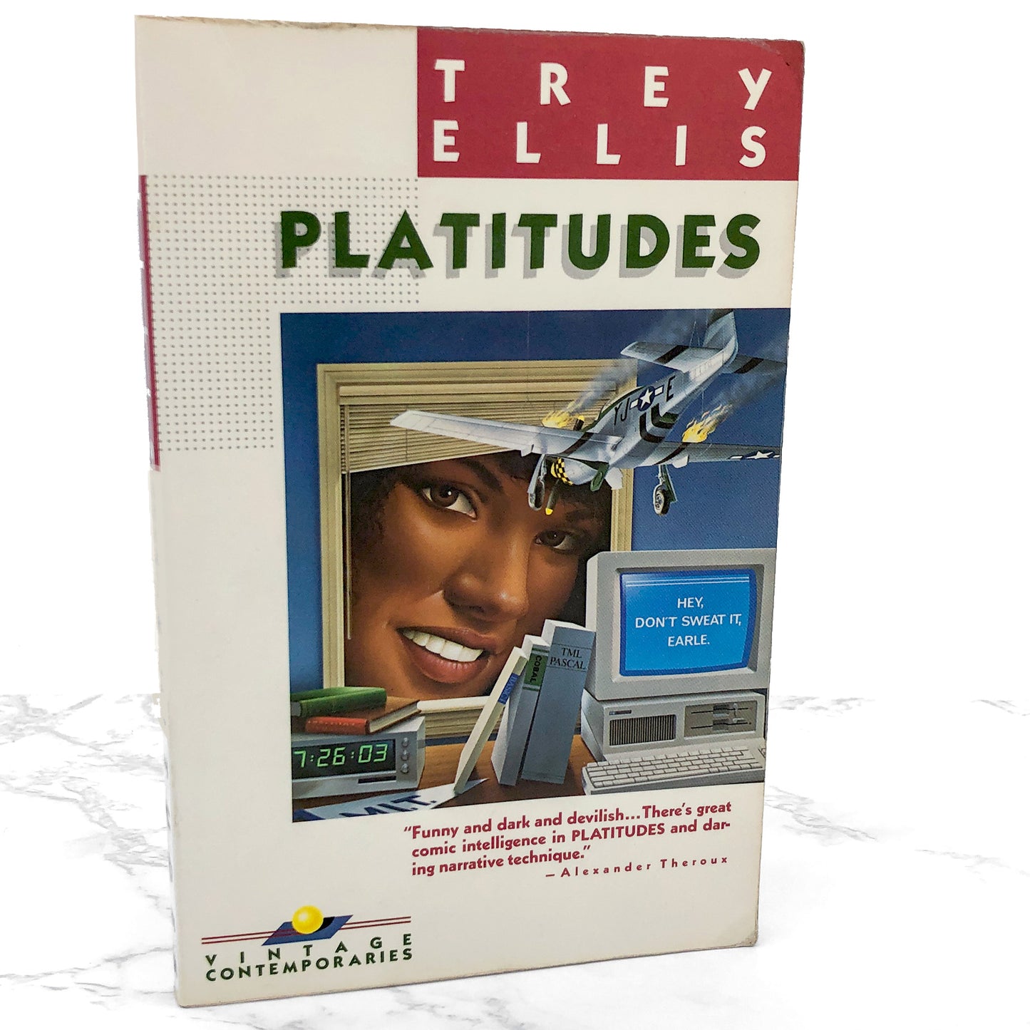 Platitudes by Trey Ellis [FIRST EDITION • FIRST PRINTING] 1988 • Vintage Contemporaries