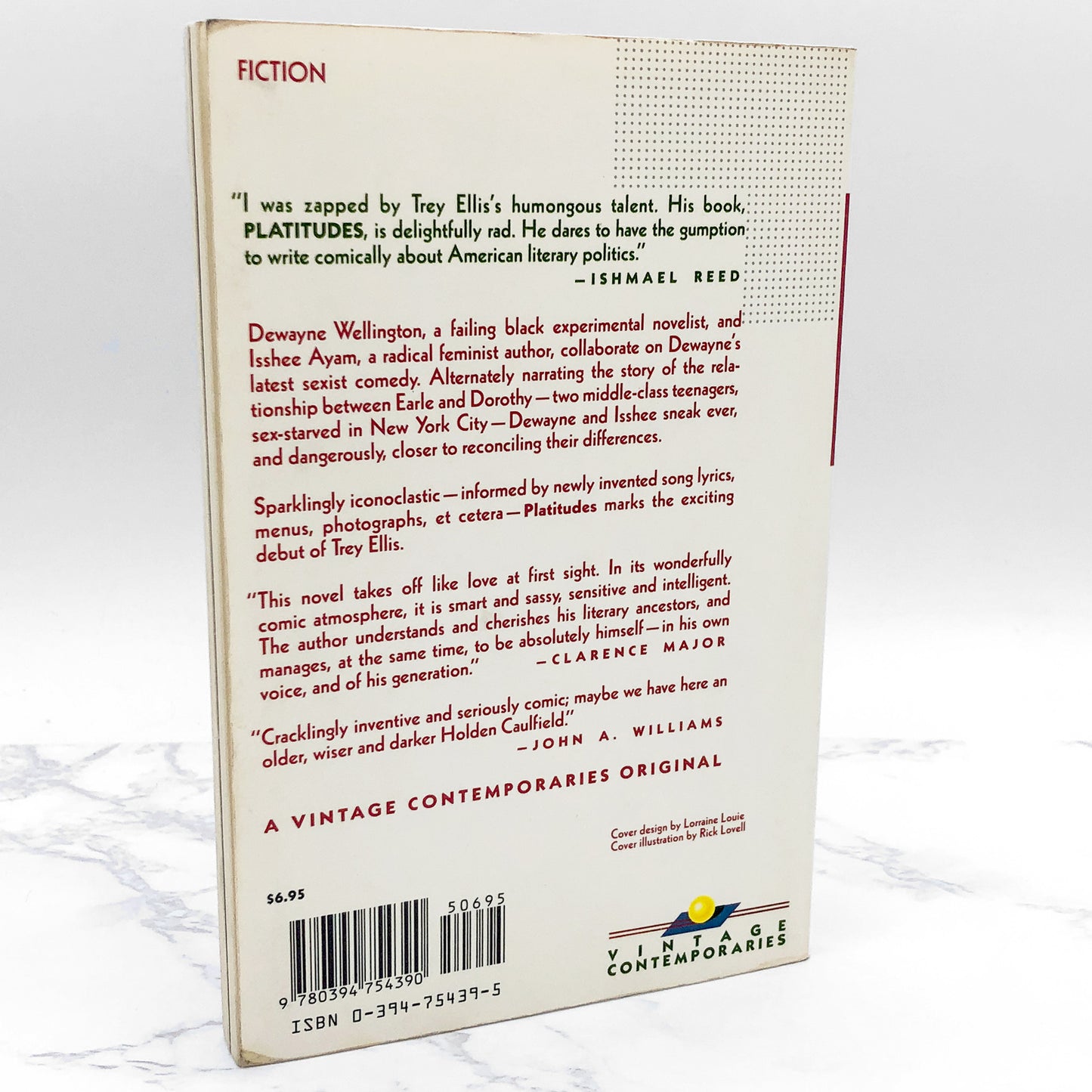 Platitudes by Trey Ellis [FIRST EDITION • FIRST PRINTING] 1988 • Vintage Contemporaries