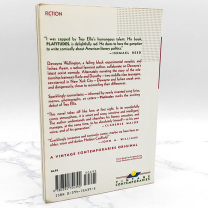 Platitudes by Trey Ellis [FIRST EDITION • FIRST PRINTING] 1988 • Vintage Contemporaries