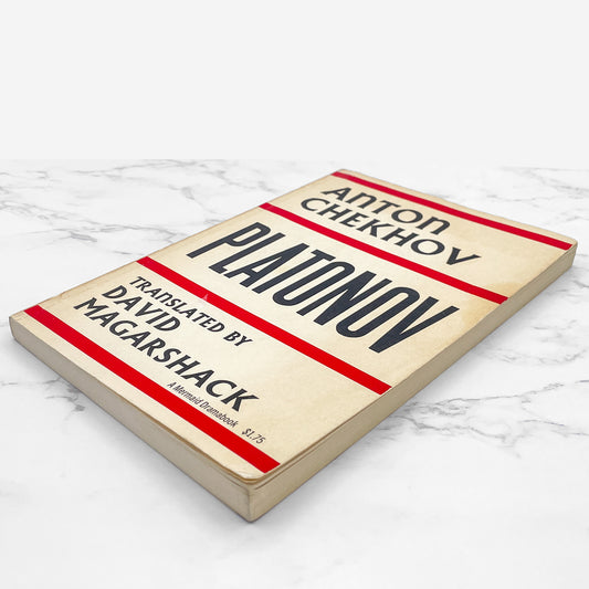 Platonov by Anton Chekov [FIRST U.S. PAPERBACK PRINTING] 1964 • Hill & Wang