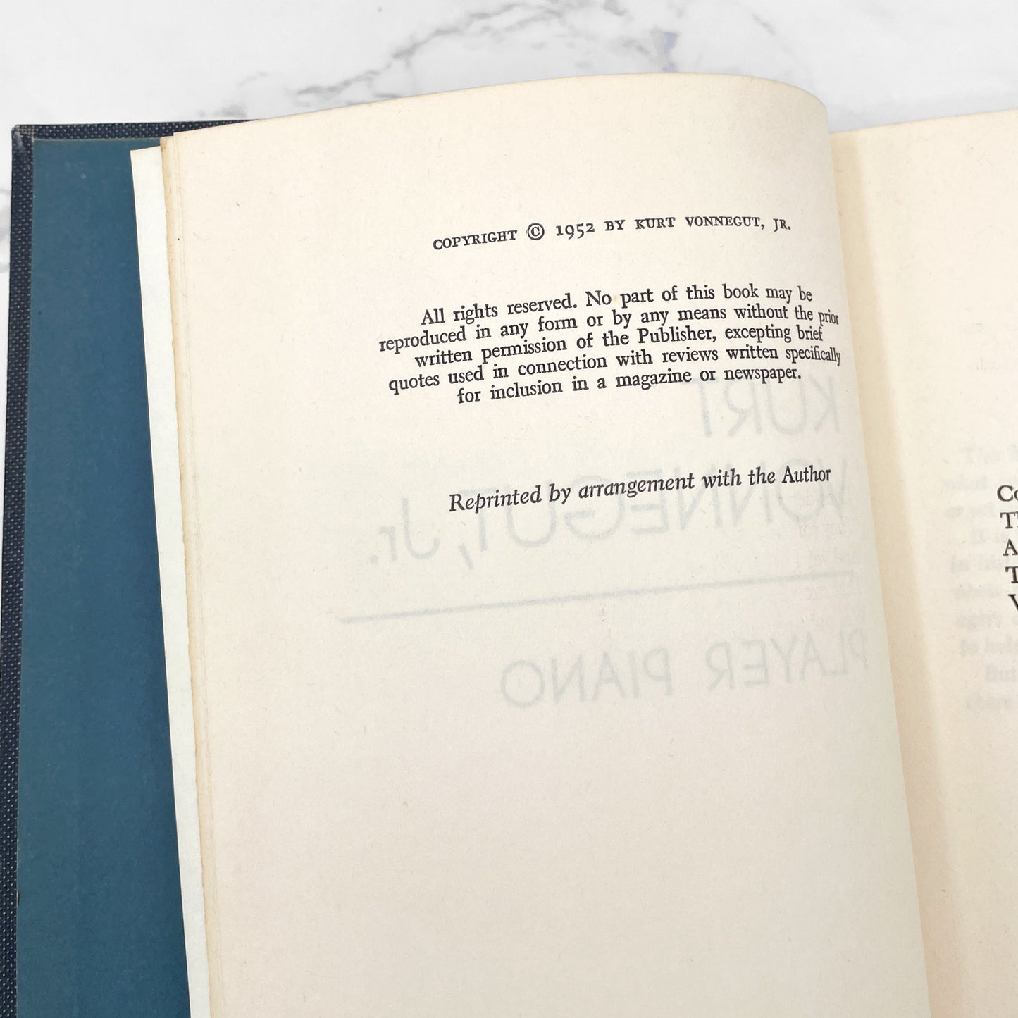 Player Piano by Kurt Vonnegut [1973 HARDCOVER] BCE • Delacorte Press