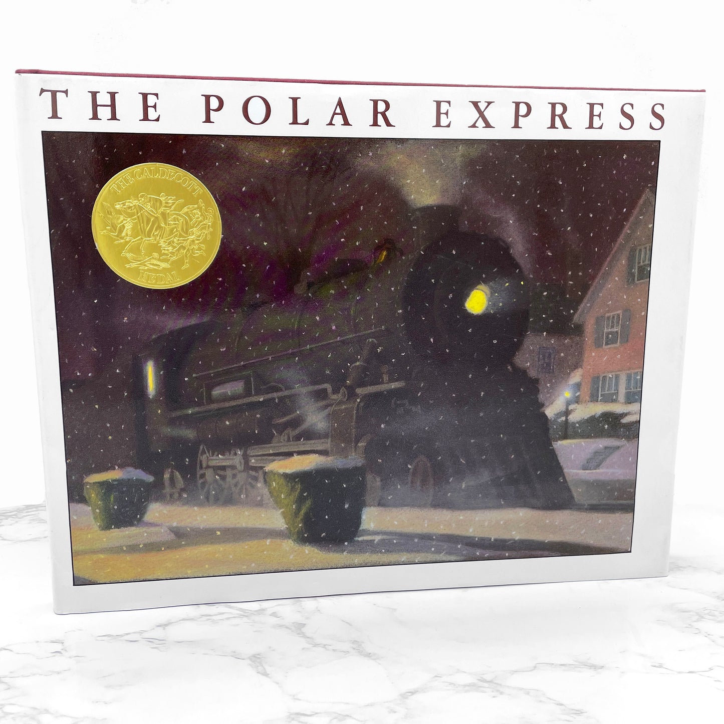 The Polar Express by Chris Van Allsburg [FIRST EDITION] 1985 • 33rd Printing • Houghton Mifflin